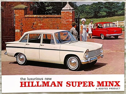 Hillman super minx - super, brochure