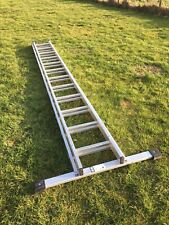 Werner 3.6m to 6.28m Double Extension Ladder & Stabiliser Bar 