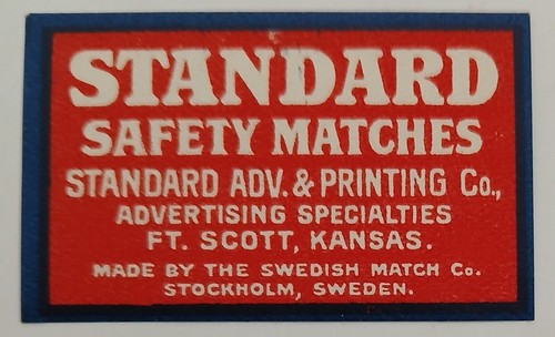 Old matchbox label standard - -,