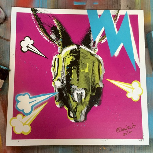 Opykat screen print raging - ©opykat,