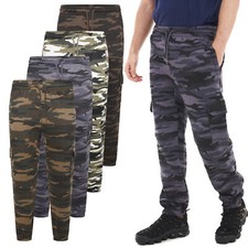 Mens Fleece Cargo Combat