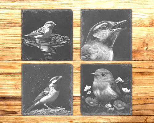 Set garden birds - of,