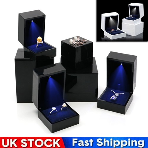 Led ring box with light - with,