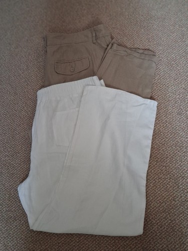 Two pairs linen - pairs, trousers
