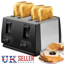 Black Toaster - 4 Slice -