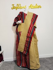 Ash plain and red multi loom