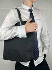 Gucci Black Tote Bucket Bag