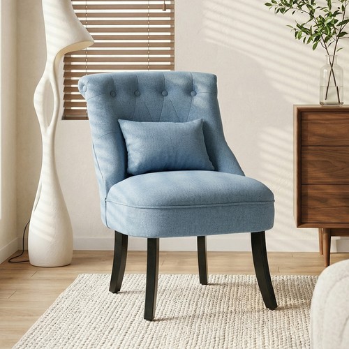 Homcom fabric single sofa - single,