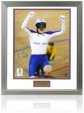 Victoria Pendleton Olympic Legend Hand Signed '08 Beijing 20x16'' Photograph COA