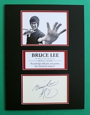 BRUCE LEE AUTOGRAPH masterly