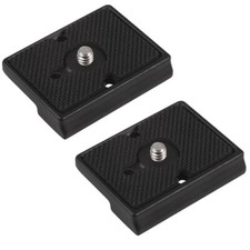 2PCS Camera Tripod Quick Release Mount QR Head Plate Adapter For Manfrotto UK