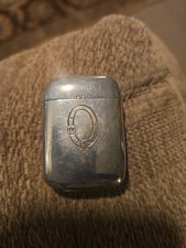 Silver Plated Match Box