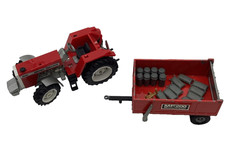 Britains Massey Ferguson MF200 Tipping Trailer & 2680 Tractor (No Cab) & Extras