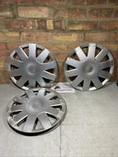 Peugeot 107 14 Inch Wheel Trim Hub Caps X3.