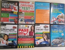8 Pc Cd/dvd Driving Theory Tests And Lessons. Minor Scratches 