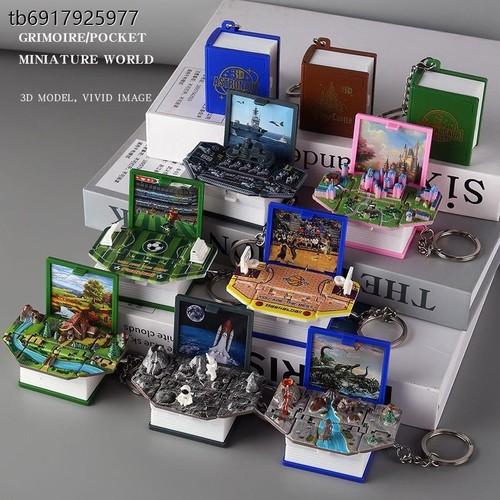 New book keychain for - 3d,