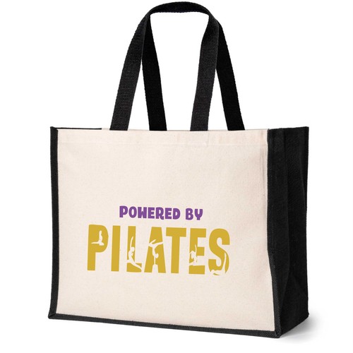 Powered pilates canvas - by, tote
