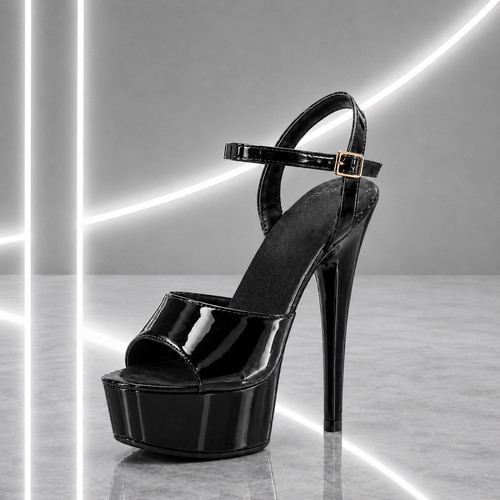 Patent black platform - black,