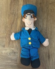 Original Vintage Postman Pat Plush Doll Soft Toy 1994 Edition BBC Collectable