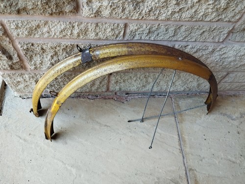 Vintage steel mudguards - vintage,