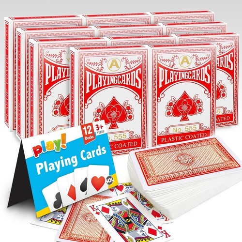 Pack playing cards - 12,