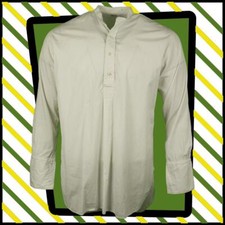 JONELL White Collarless SHIRT  Size C16/Large  359 B