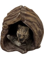 Woodland Surprises Beaver Figurine Hand Painted Porcelain 1984 T2350 KET17