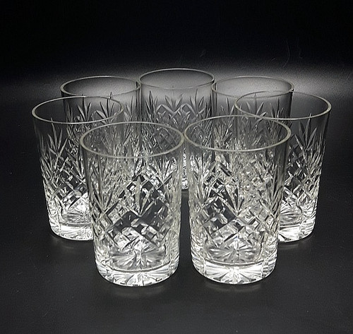 Cut crystal glass 5cm - crystal,