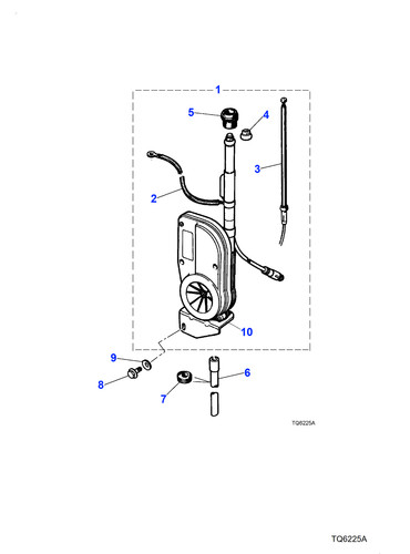 Jaguar aerial sealing grommet - aerial,