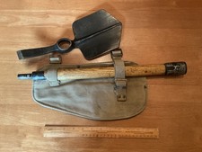 WW2 British /| 1944 Entrenching Tool & 1943 Webbing Case . Later Danish use CF