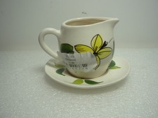 Pottery Mint Sauce Jug And