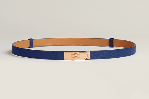 Hermes kelly belt bleu - kelly,