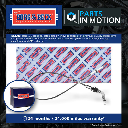 Accelerator cable bka1011 borg - accelerator,