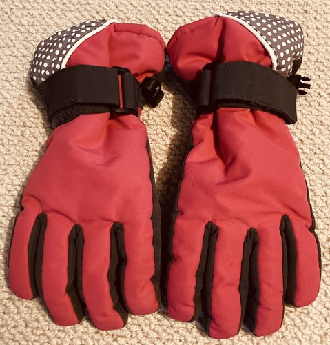 Crane pink ski girls gloves - pink,