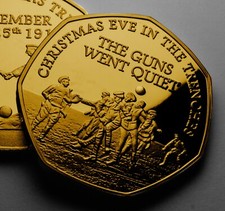 THE CHRISTMAS TRUCE 1914 24ct