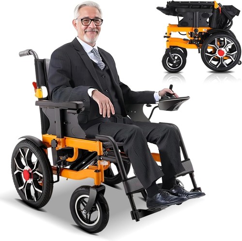 Folding electric wheelchair - folding,