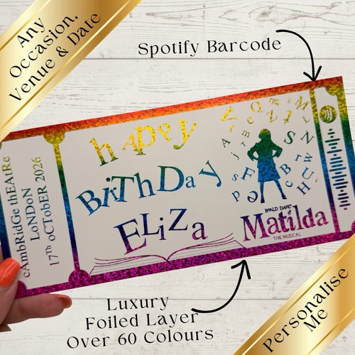 Matilda mock theatre - -, ticket