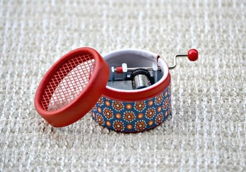 Musical boxes hand crank music - boxes,