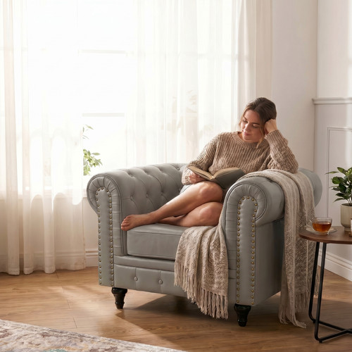 Chesterfield seater armchair - chesterfield,