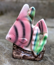 Vtg Angelfish Ceramic Figurine