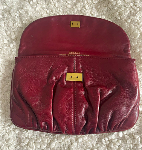 Erelle leather clutch bag - clutch,