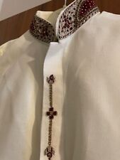 Boys Shalwar kameez 5-6 years white size 22 Pakistani / Asian kurta Eid / party