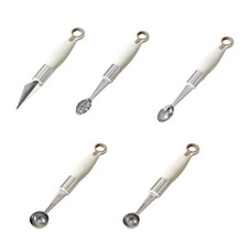 304Stainless Steel Fruit Spoon Rustproof Dessert Spoon Meatball Spoon Tool