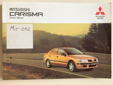 Mitsubishi Carisma Car Owner's Manual Handbook 2001 #ODXE01E1