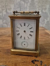 Antique 5 Glass Brass Carriage