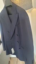 Suit Supply Navy Herringbone