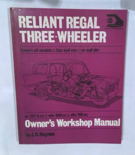 Reliant regal three wheeler - reliant,