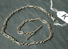 Old Silver Pocket Watch Chain