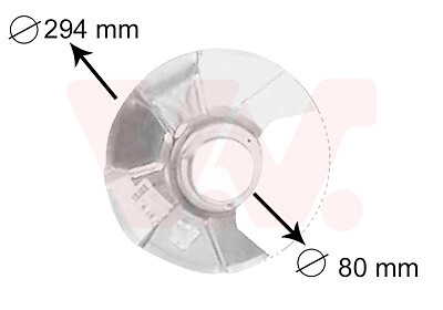 Splash panel brake disc - splash, for