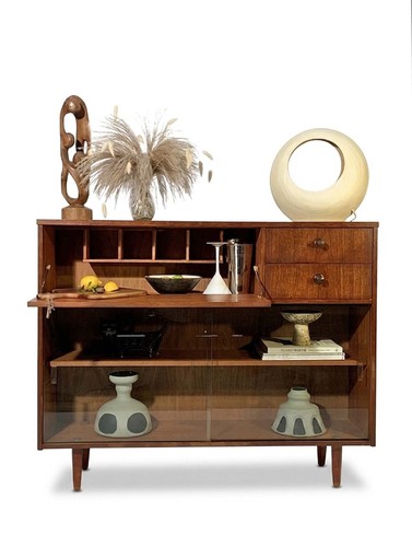 Mid century avalon teak - century, drinks